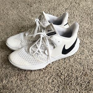 Nike White and Black Athletic Shoes